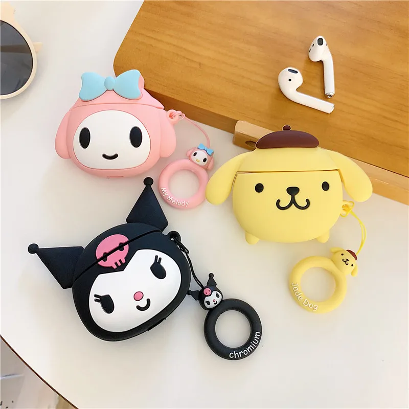 

Sanrio For Airpods Case,Melody Kuromi Protective Silicone Earphone Anime Cover For Airpods Pro 2 Case For Girls/Women