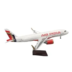 Scale 47cm Model Air India A320Neo Aircraft Toy With Base Display Plane Aircraft Toys Collection Decoration For Children Adult