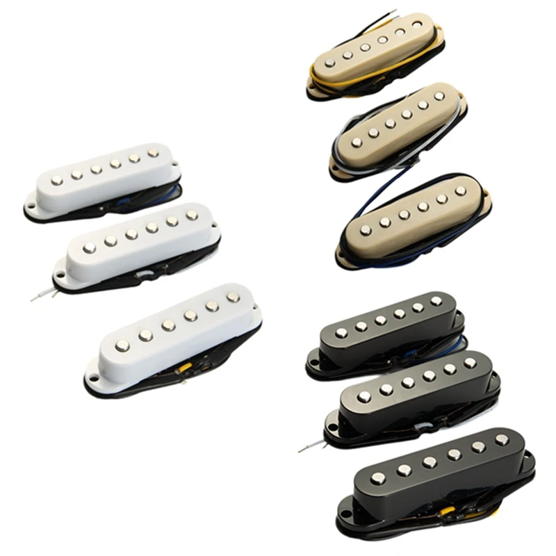 Single Coil Pickups Guitar Pickups Plastic Wire Clip Flat Pickups Musical Instrument Accessories