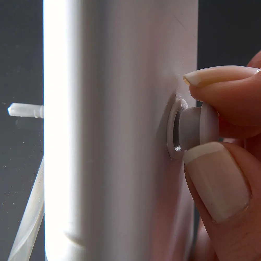 حامل Flyer متعرج أكريليك محمول مع 6 أرفف للعروض التجارية والمعارض