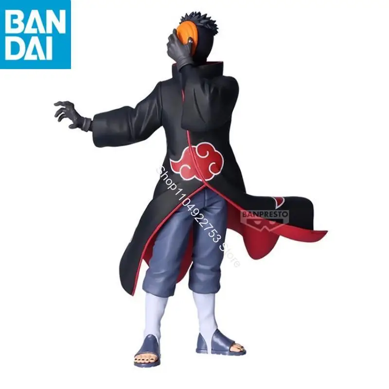 

Genuine BANDAI NAMCO in stock NARUTO Shippuuden Vibration Stars Tobi Konan Pvc 17cm Anime Figure Model Desktop ornament Gift Toy