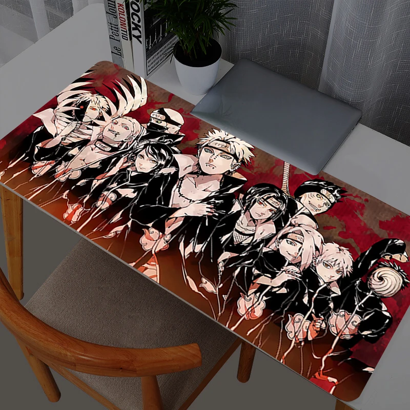 لوحة ماوس ناروتو كاكاشي هاتاكي لعبة 90x400 مطاطية صغيرة لوحة مفاتيح كمبيوتر محمول سرعة حصيرة مكتبية ملحقات الألعاب لوحة ماوس #1