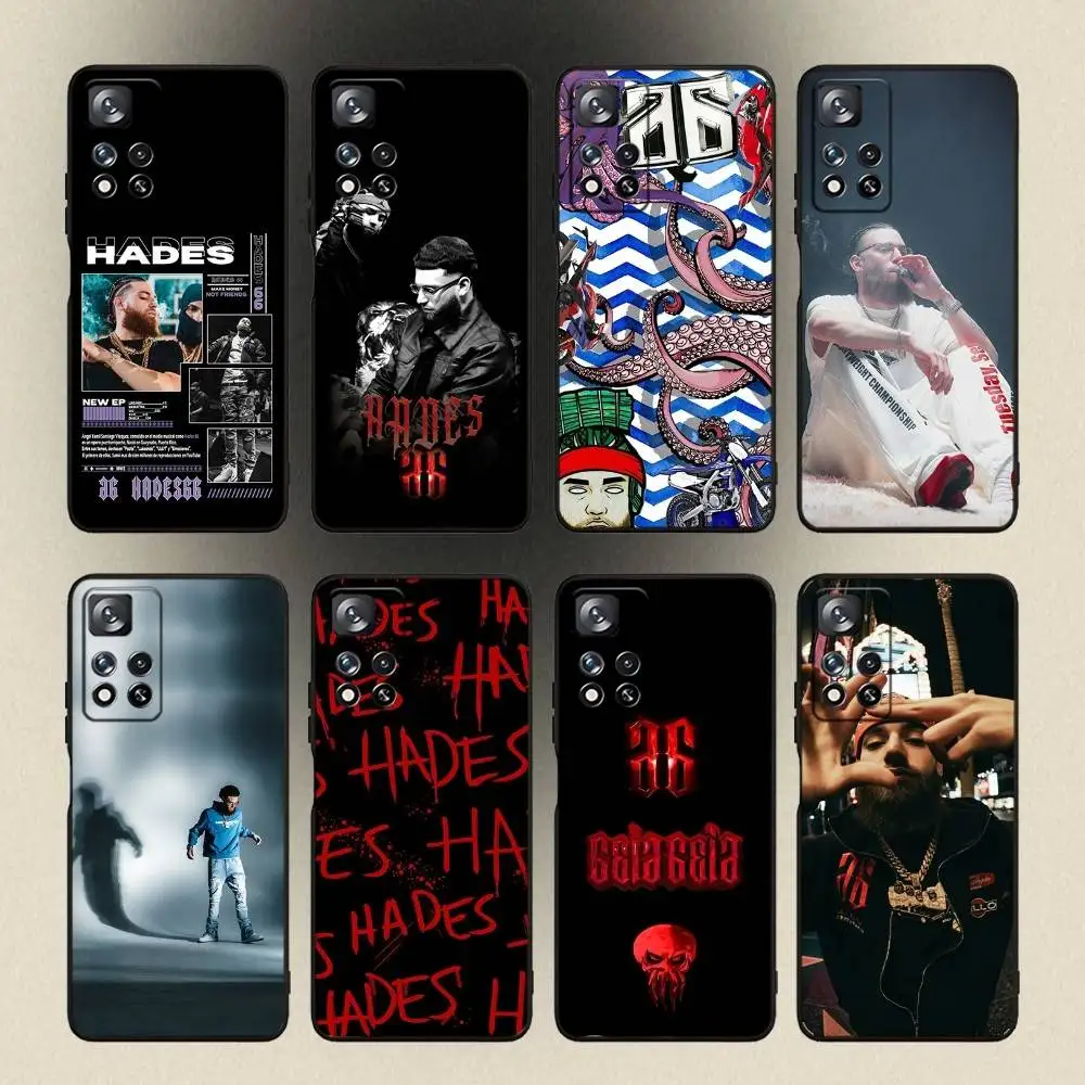

Rapper Hades 66 Phone Case For Samsung Galaxy A 91,80,73,72,53,52,51,22,5G,Plus,J,Note Soft Black Cover
