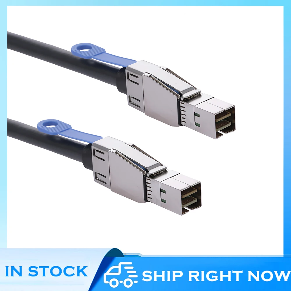 

4X-MINISAS SFF-8644 MINISAS HD 4X 12G 4-channel High Speed Transmission Copper Cable for Case External Connection