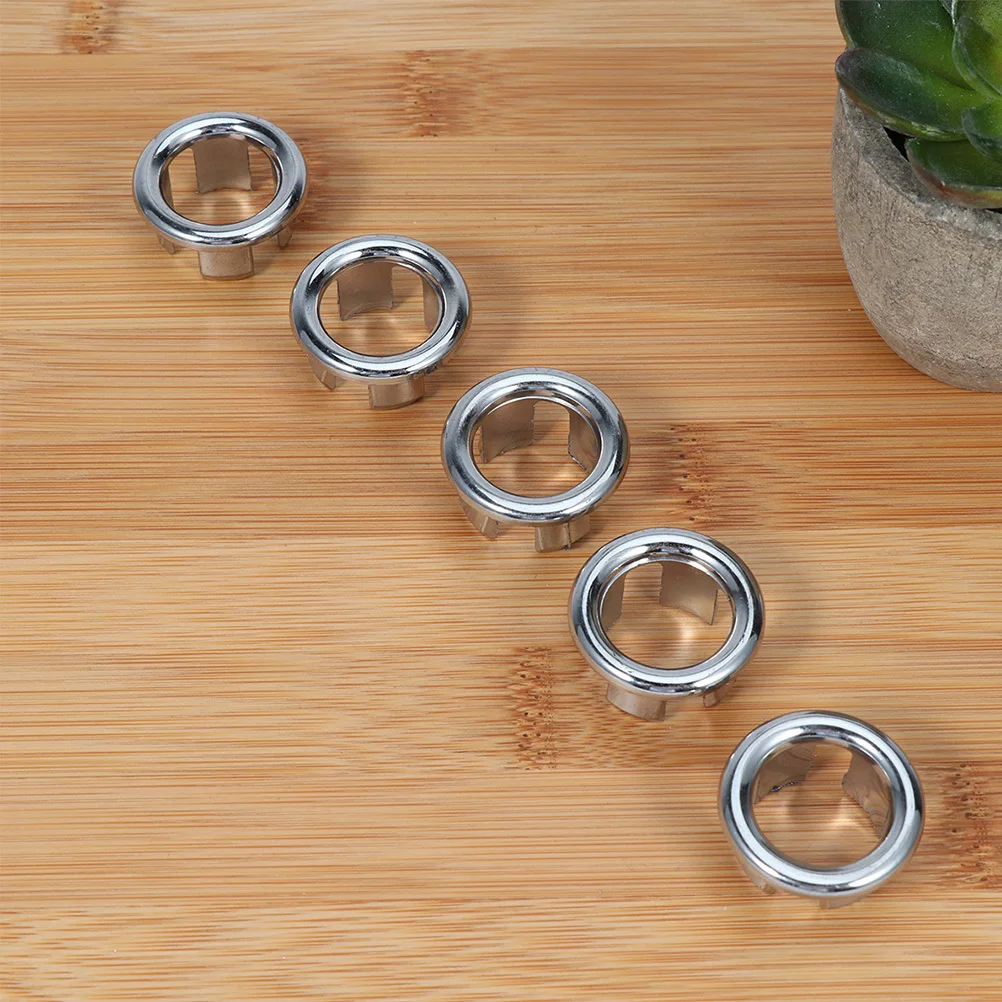 

20pcs Overflow Ring Sink Hollow Ring For Handrinse Bathroom Accessory Wash Basin Cover Kitchen Basin Trim Sanitary Fitting
