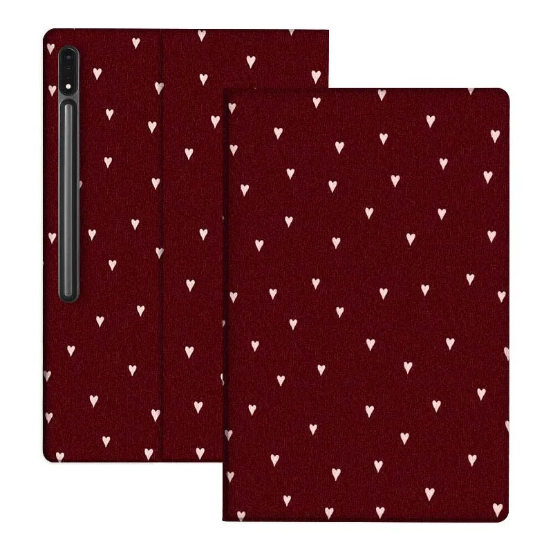 

Creative Color Love Heart Art For Samsung Galaxy Tab S10 S9 S8 S7 FE Lite Soft Flexible Support Tablet Case Gift