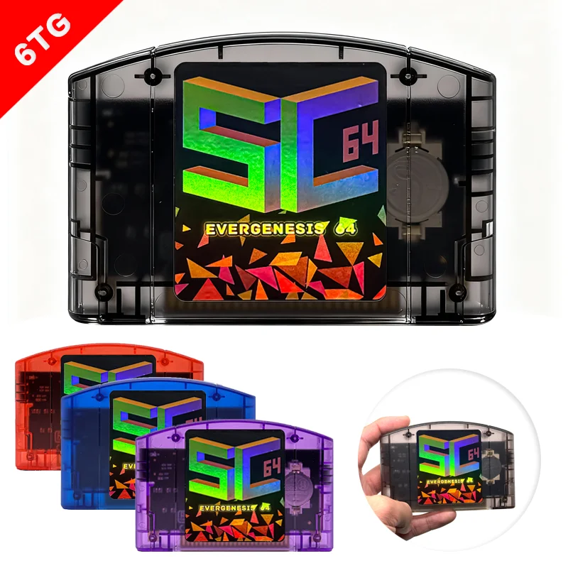 

Игровой картридж SC64 Open Source FlashCard N64 5000 в 1 для игровой консоли Nintendo 64, совместимый с играми 64DD/SNES/GB