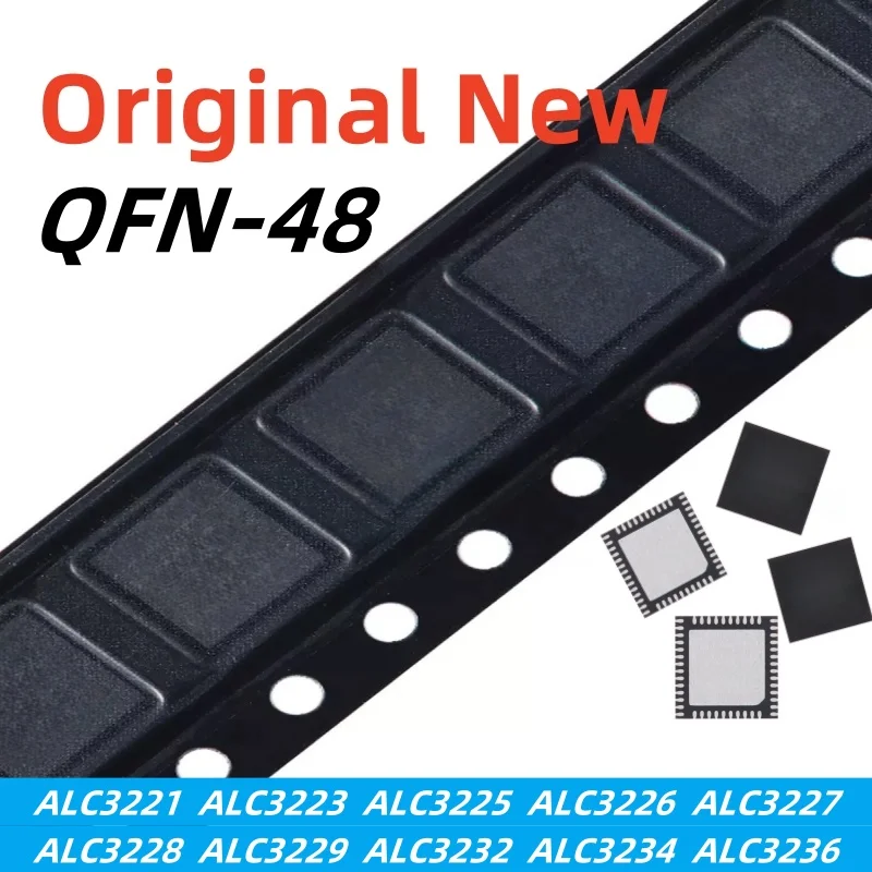 

5pcs 100% New ALC3221 ALC3223 ALC3225 ALC3226 ALC3227 ALC3228 ALC3229 ALC3232 ALC3234 ALC3236 QFN-48 Chipset