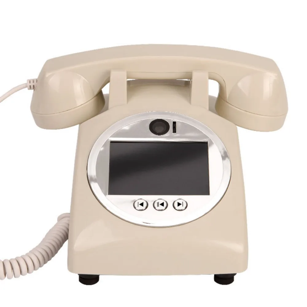 Visual European Vintage Wedding Video Guest Book Birthday Party Wishes Decoration Telephone Creative Nostalgia