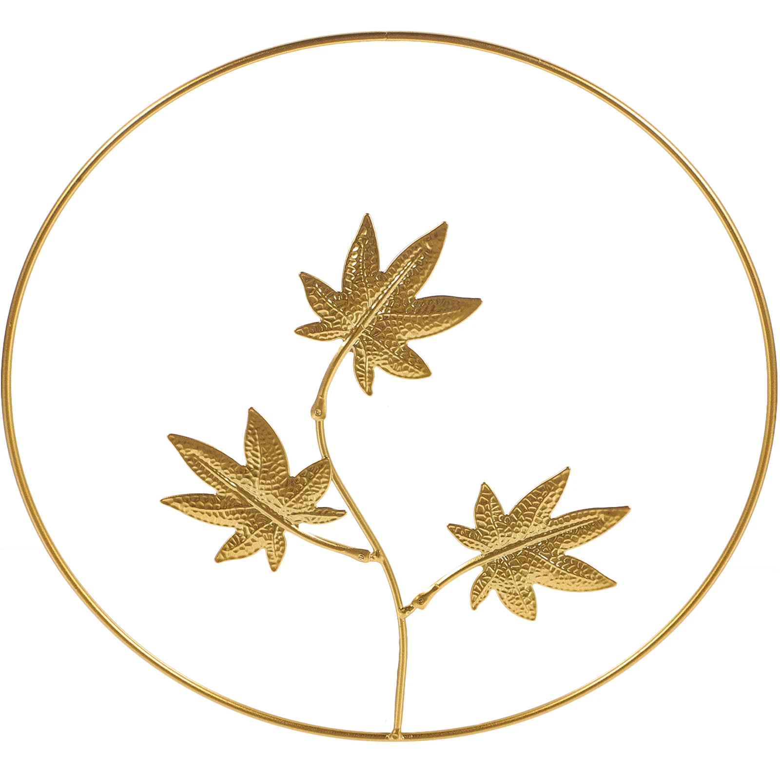 

Metal Maple Leaves Wall Ornament Iron Art Sculpture Hanging Wall Decor for Home Office Living Room Metal Leaves