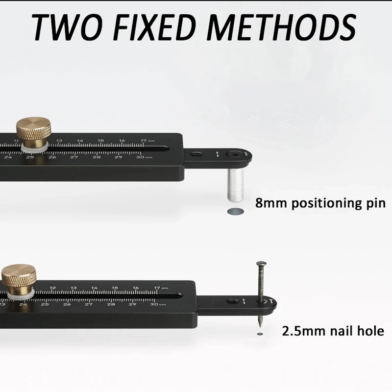 Electric Trimming Machine DIY Tool With Scale Fence Woodworking Round Cutting Fixture Wood Milling Round Groove Base