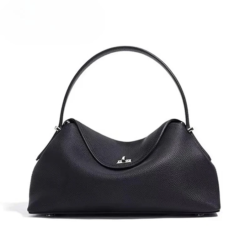 

Genuine Grade Cow Leather Fashion Women's Black Handbag Luxury Deisgner Cowhide Shoulder Crossbody Female Bag Beige Coffe Brown