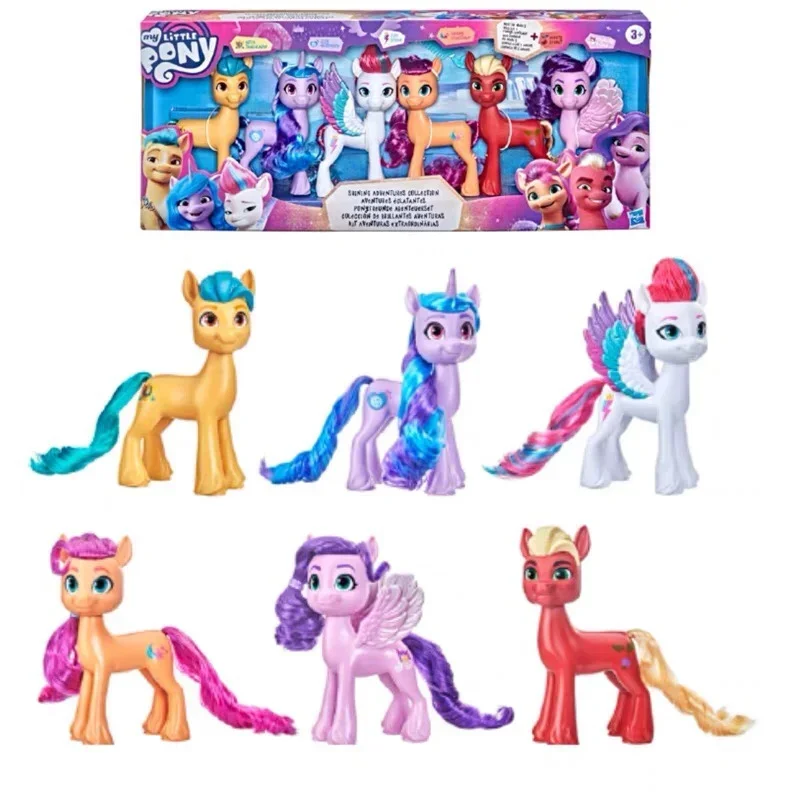 My Little Pony Model Set Animation Peripheral 17CM Doll Children's Toy Birthday Gift Kawaii Desktop Ornament  