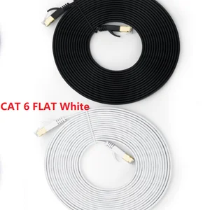 High -speed weatherproof ethernet cable, Lan Patch Cord, Skinny, Long, Flat Internet, CAT6, Solid, Rede 1000m 10 Main Sales Ethernet Cable - №10