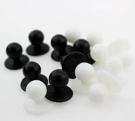 20pcs/Lot Size: Black and white checker pieces Plastic Buttons fashion Button work clothes decoration Sewing (KK-4134)