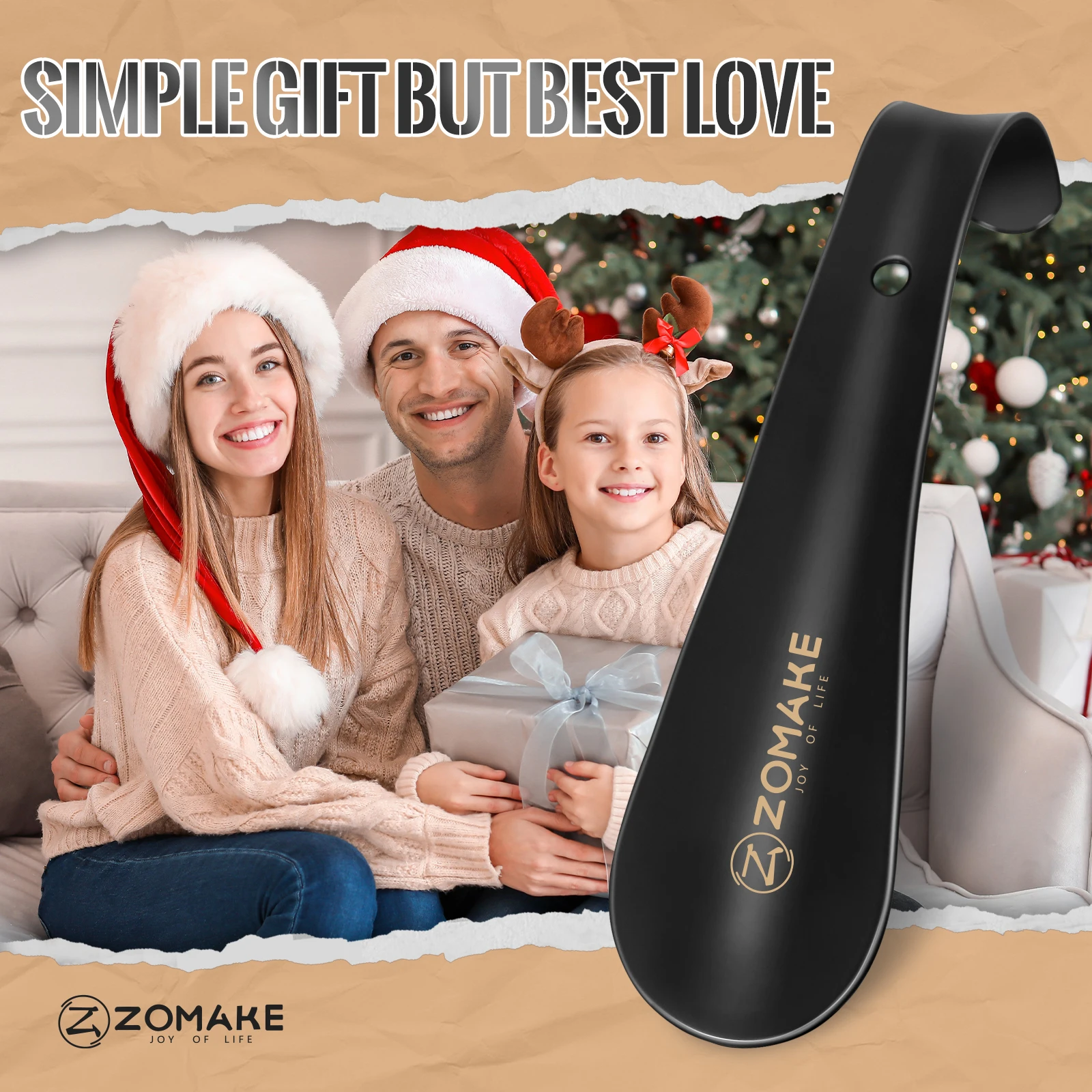 الخريف 16 سنتيمتر قصيرة الفولاذ المقاوم للصدأ لبيسة الحذاء المهنية المحمولة كسول حذاء مساعد هدية الكريسماس مناسبة للأطفال المسنين