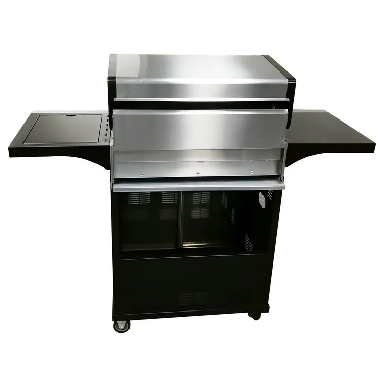 

* # Легкоочищаемый газовый гриль для патио на 4+1 конфорки для дома, сада и вечеринок *