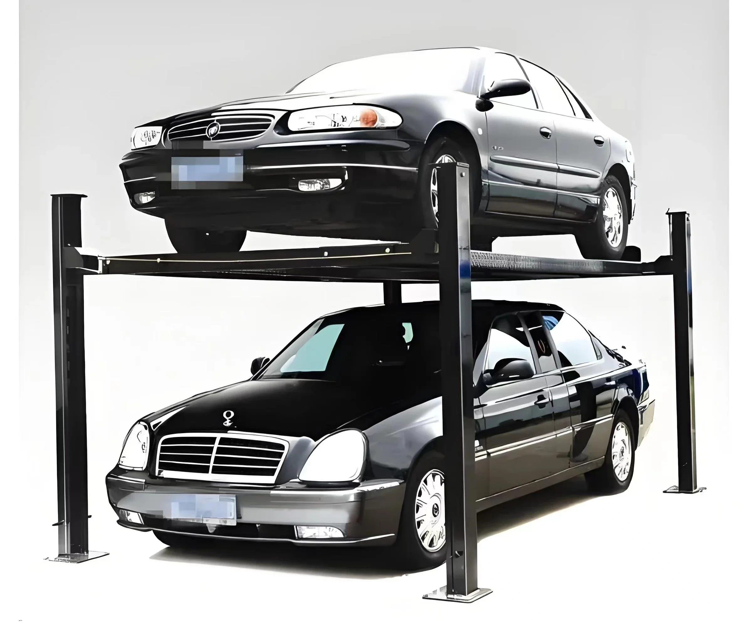 Best price In stock 4 post lift parking hoist popular auto hoist movable car lift garage our lifts auto service equipment