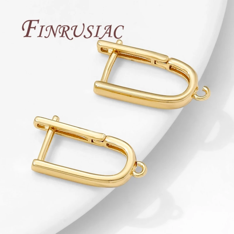 خطافات أقراط فرنسية مطلية بالذهب عيار 18 قيراط، تركيبات أقراط أسلاك الأذن Shvenzy، إكسسوارات للأقراط، نتائج مجوهرات ذاتية الصنع