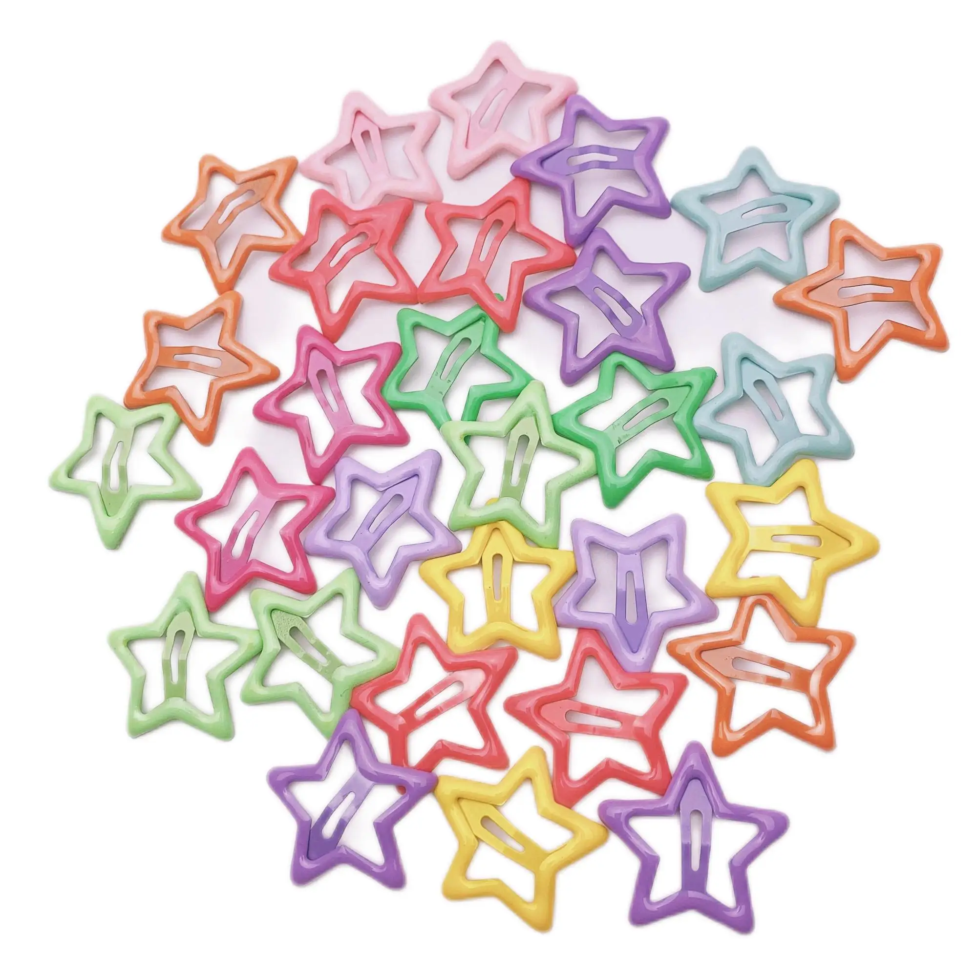 20 Stück/Set 3CM Mini-Stern-Haarspangen für Kinder, Glitzer-Metall-Haarclips, Haarklammern, Mädchen-Haaraccessoires, Kopfschmuck, Styling-Werkzeuge – Detail 8