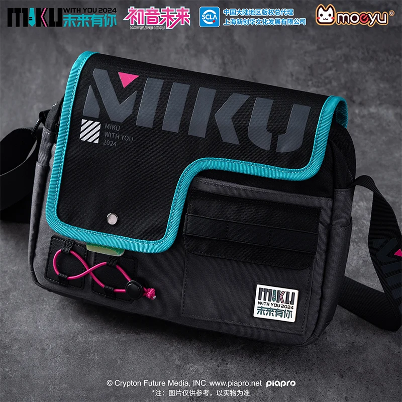 Kawaii Hatsune Miku DIY homemade new patterns Oxford cloth Messenger bag Crossbody bag student surprise Birthday Christmas gifts