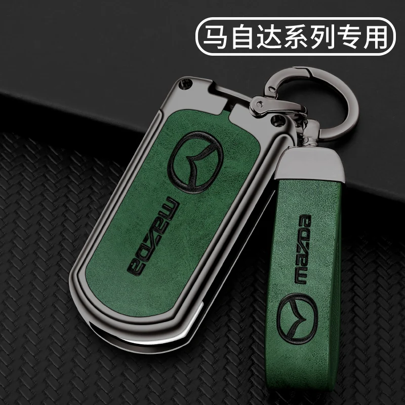 Car Key Case Full Cover Key Holder Shell For Mazda Demio 2 3 5 6 M3 M5M6 CX-5 CX7 CX9 RX8 MX5 MPV Cover Keyless Remote Fob Shell