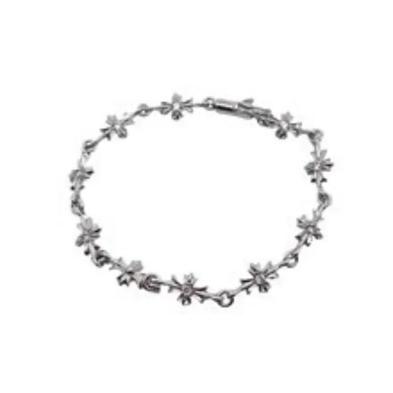 Cross-Flower Link Bracelet — product information 4