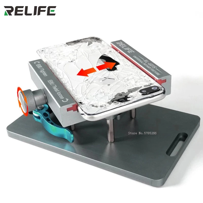 

RL-601S Mobile Phone Fixing Fixture, 360°Rotation Fixed Clamping, Removing Mobile Phone Back Glass Door,Glue Removal Tool