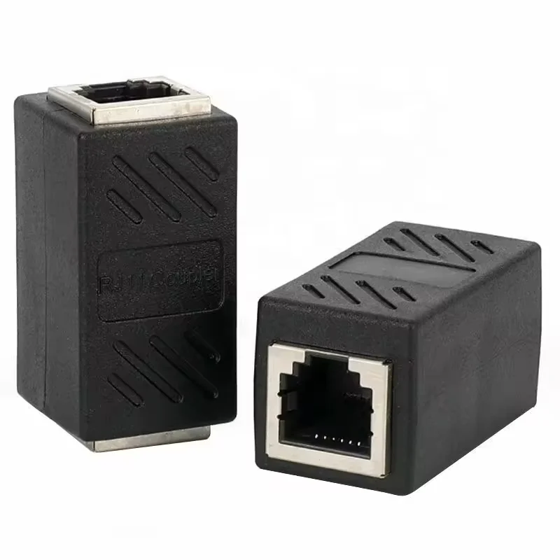 1-20pcs RJ45 Connector Cat7/6 Ethernet Adapter Gigabit Interface Network Extender Convertor For Extension Cable Female to Female