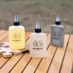 Bouteille d'huile portable scellée pour l'extérieur, récipient d'assaisonnement étanche, camping