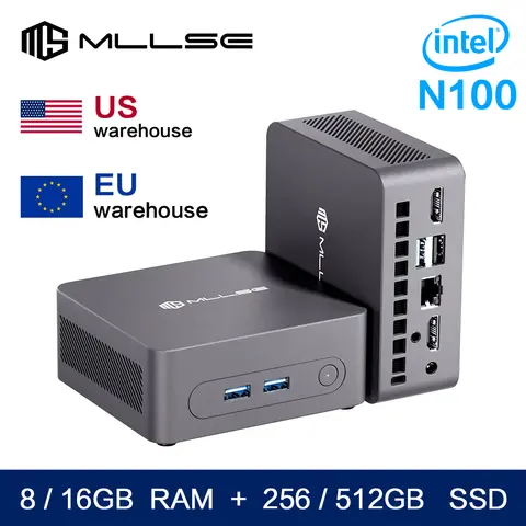 MLLSE G3 Mini PC Alder Lake N100 Windows 11 Pro Intel 12th DDR4 8/16GB RAM 256/512GB ROM WiFi 5 BT4.2 Desktop Computer Mini Pc