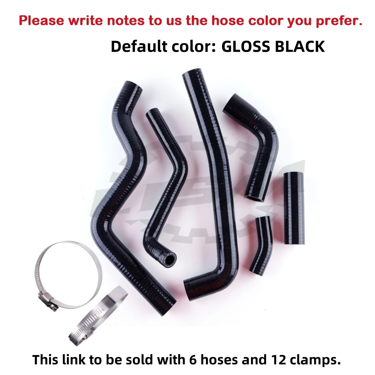 

6PCS 3PLY For 2008-2010 Yamaha FZ6 Fazer S2 Silicone Coolant Radiator Hose Kit Upper and Lower Tube Replacement Auto Parts