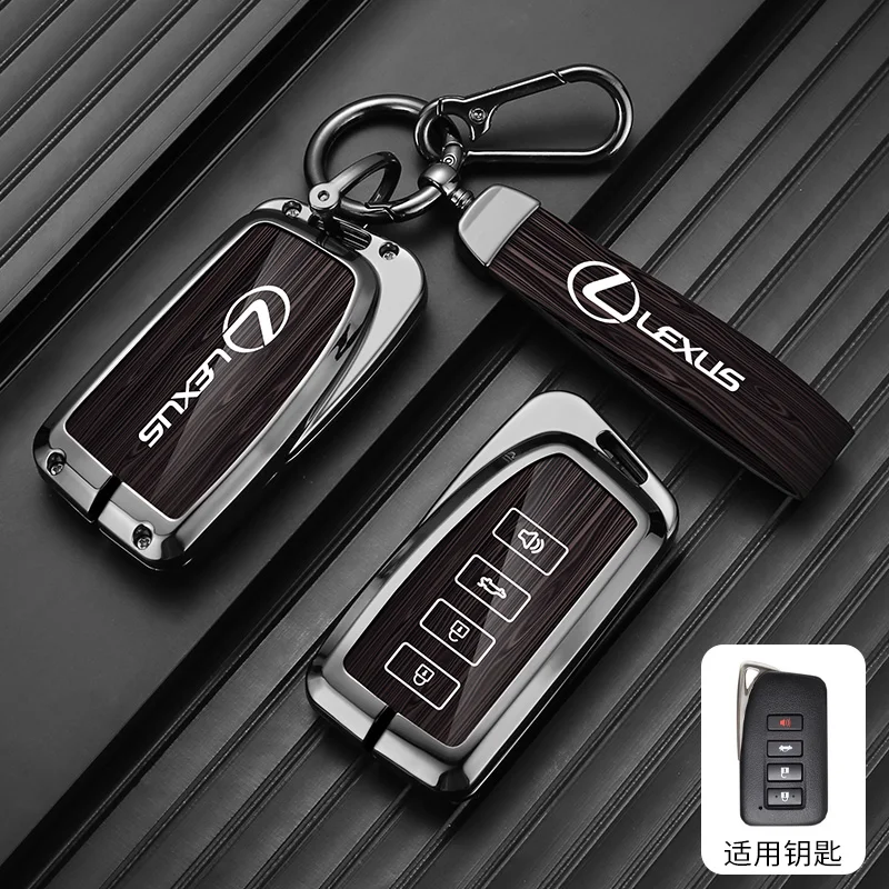 Zinc Alloy Car Smart Key Case Cover Shell Accessory For Lexus NX IS RX ES GX LX LS UX GS 200 260 300 350 NX200 NX300 RX350 ES300