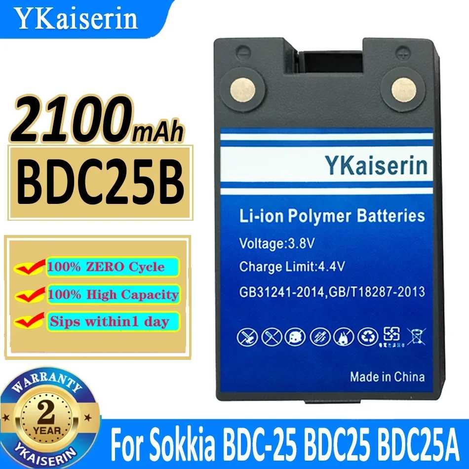 

Аккумулятор ykaisin BDC25B на 2100 мАч для аккумуляторов Sokkia BDC-25 BDC25A