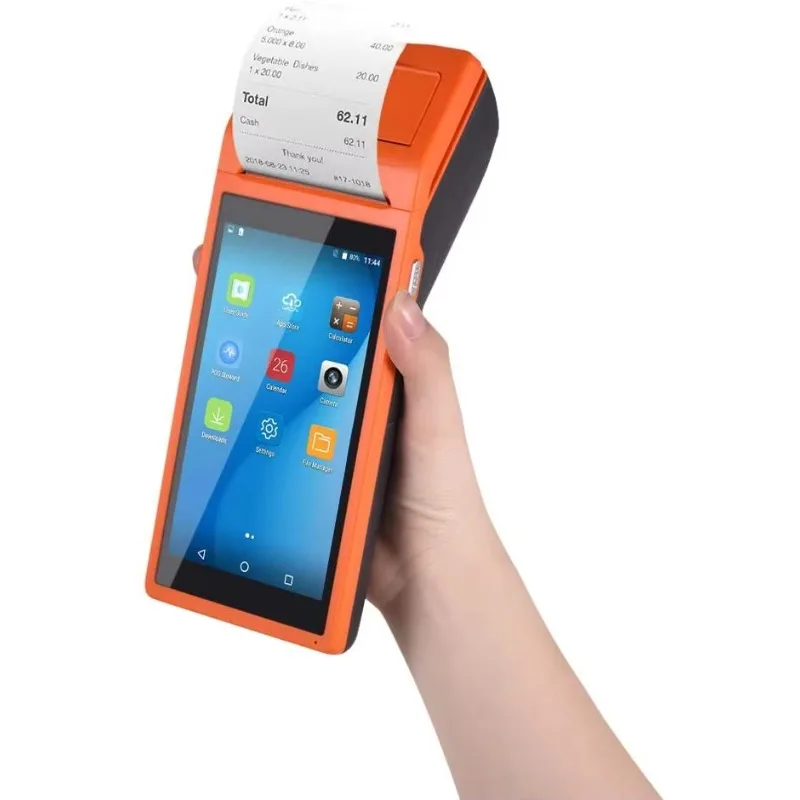 Mini draagbare Android kassasysteem POS-terminal met 58mm printers & scanners