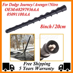 8Inch Roof Mounted Radio Antenna Mast 68297936AA for 2010-2016 Dodge Journey 2011-2013 Jeep Grand Cherokee 5064688AA