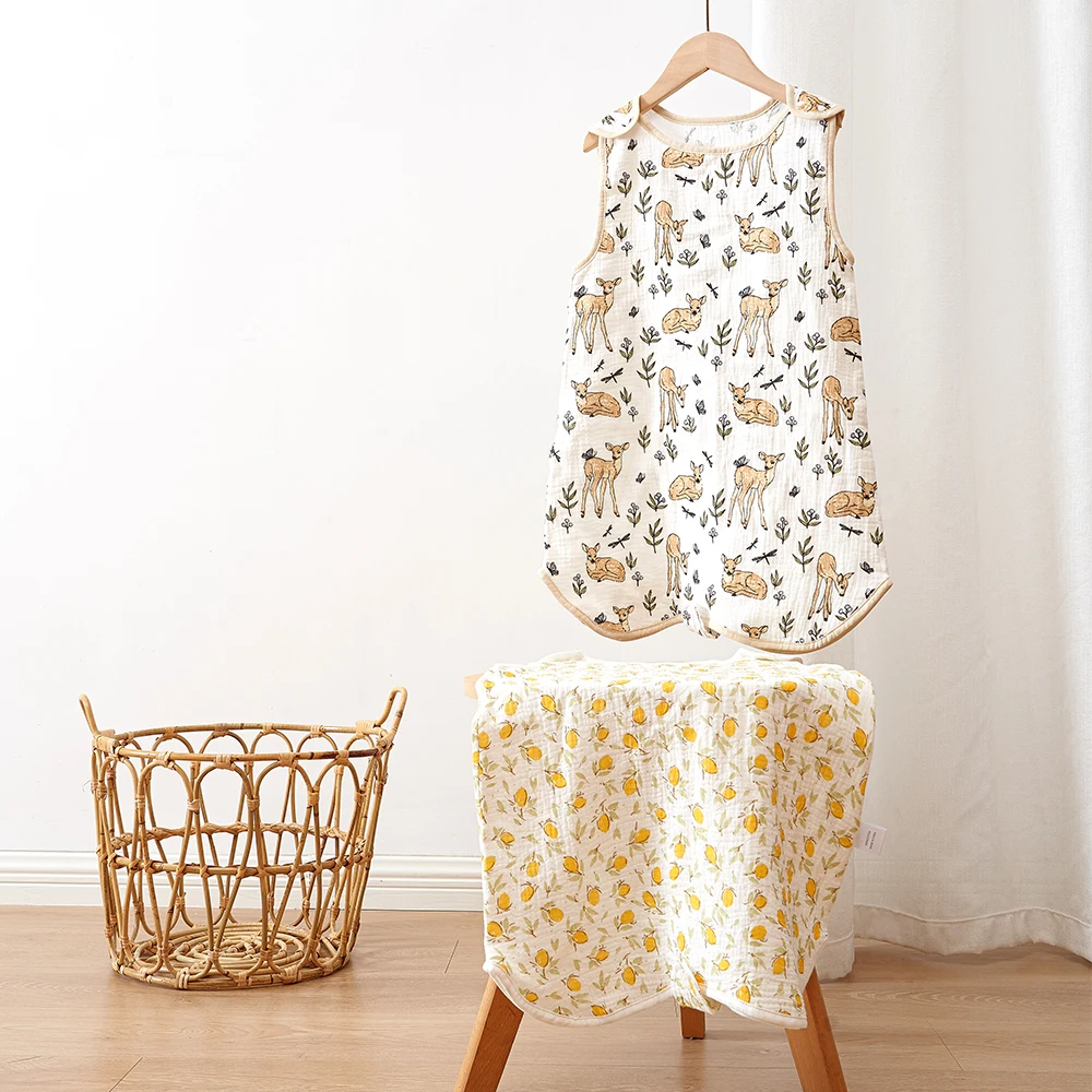 Kangobaby Multi Size Soft Breathable Sweat Absorbing Children's Vest Sleeping Bag Button Design For Easy Removal