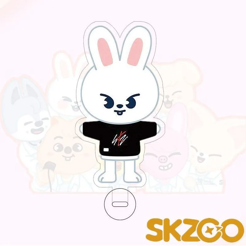 كارتون الضالة للأطفال بنفس النمط SKZoo لوحة شفافة من الأكريليك على شكل نجمة محيطة بنفسك