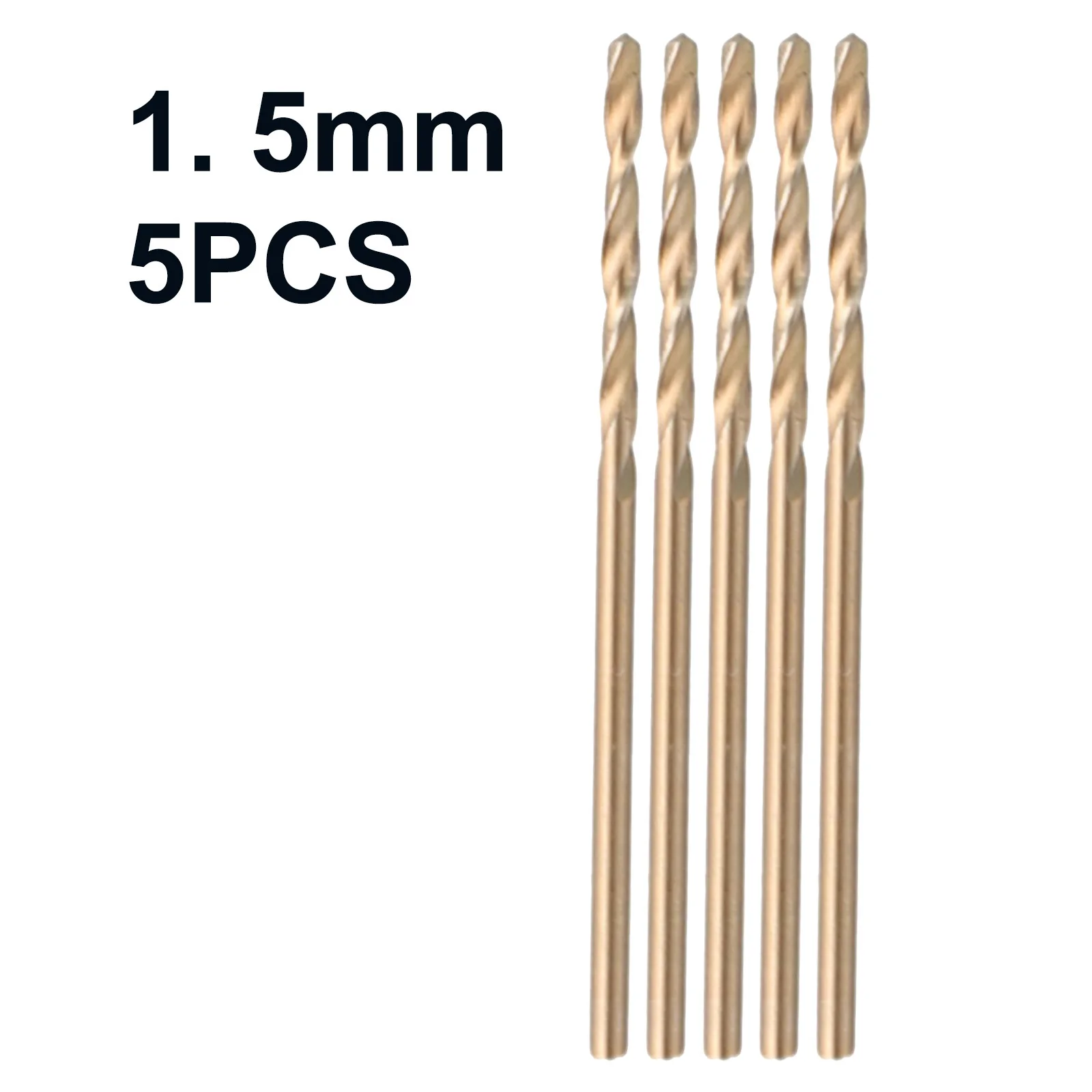 مثقاب HSS كوبالت ، M35 ، 1-4 ، فولاذ مقاوم للصدأ ، معدن ، خشب ، قاطع ثقب ، مقبض مستقيم ، مثقاب كهربائي ، جديد ، 5 ks