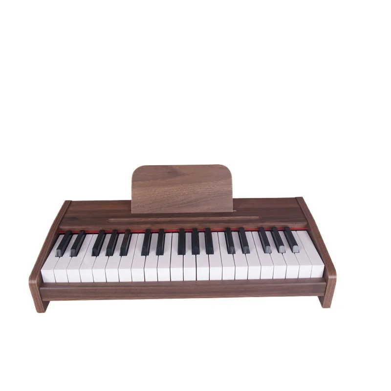 

Wooden piano children's toys boys and girls 37 keys electronic organ musician baby birthday gift baby 25 keys