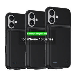 6800mAh Battery Charger Case for iPhone 6 6s 7 8 SE 2020 X XS Max XR 12 13 Mini 14 15 16 Pro Max Power Bank Charger Case Cover