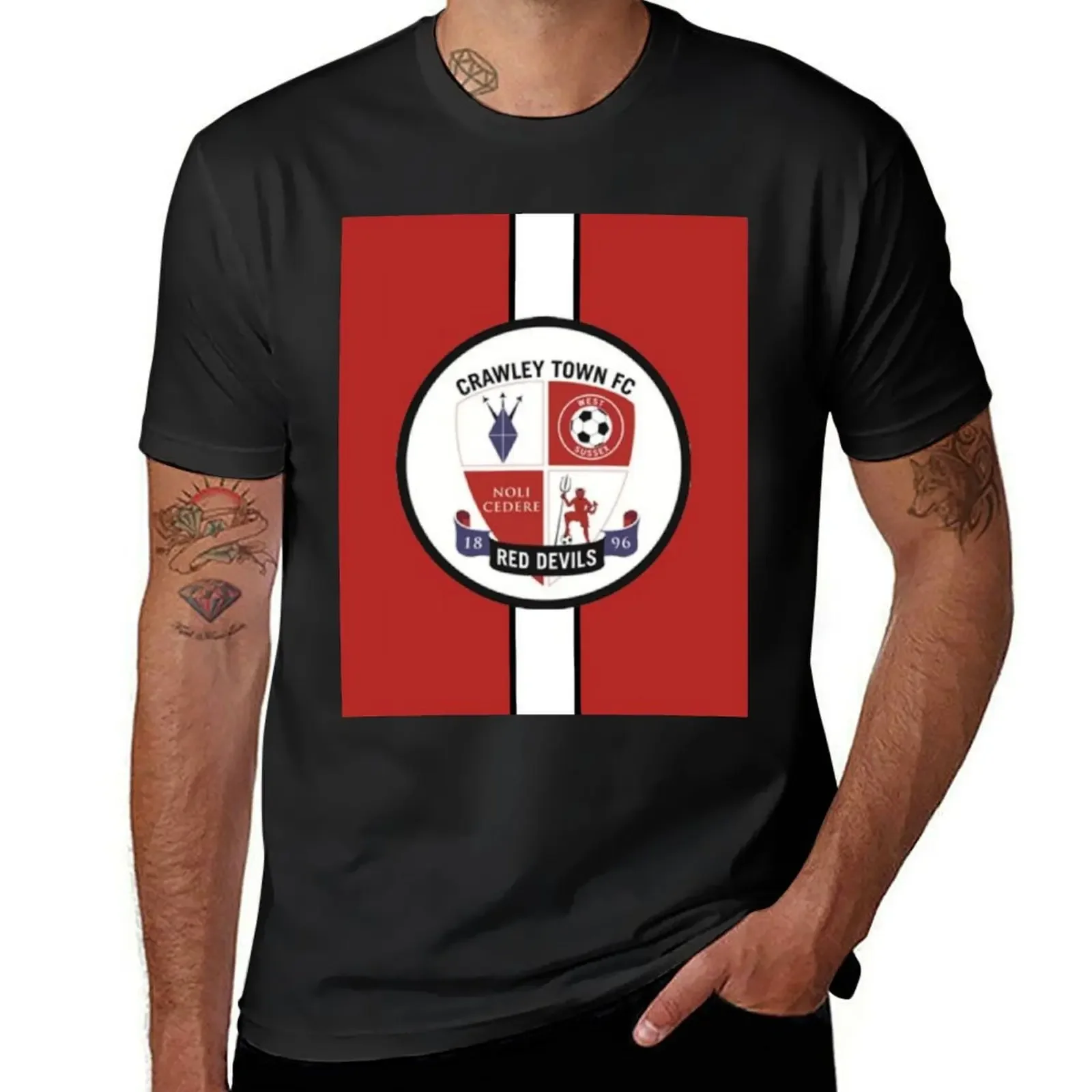 

Crawley Town FC Graphic T-Shirt plus size clothes basketball graphic tees designer shirts essential t shirt Short sleeve tee men
