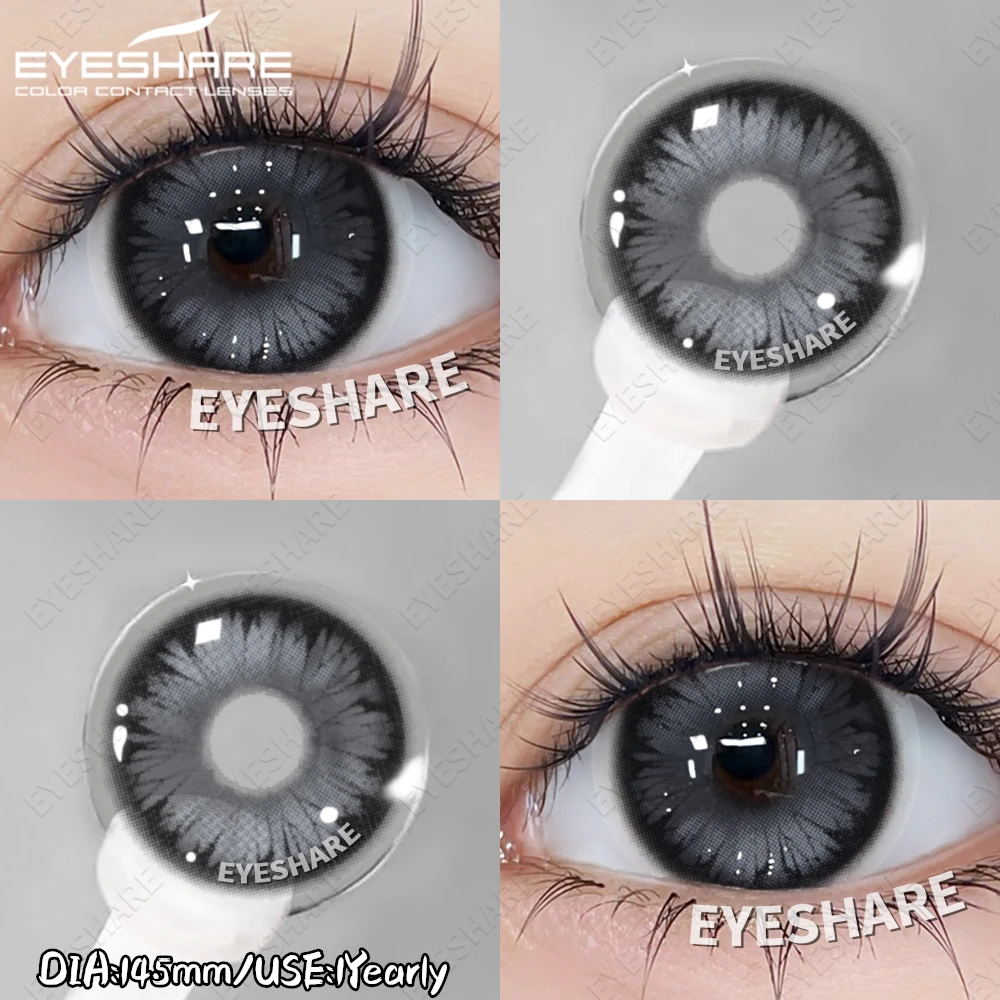 EYESHARE Farbige Kontaktlinsen, 2 Stück, bunte Kontaktlinsen, Anime, Cosplay, Kontaktlinsen, Halloween, Schönheit, Make-up, Farblinse