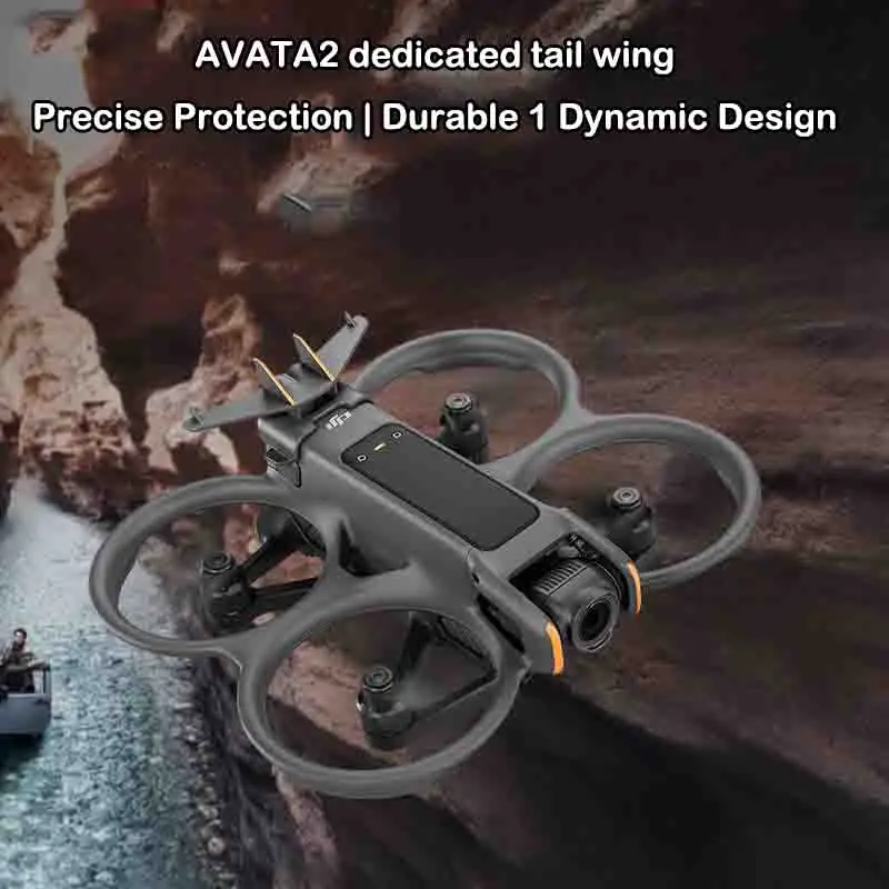For DJI Avata2 Drone Flight Tail Battery Quick-release Protection Cover Fixing Buckle Flying Tail Wing Buckle Guard Accessories