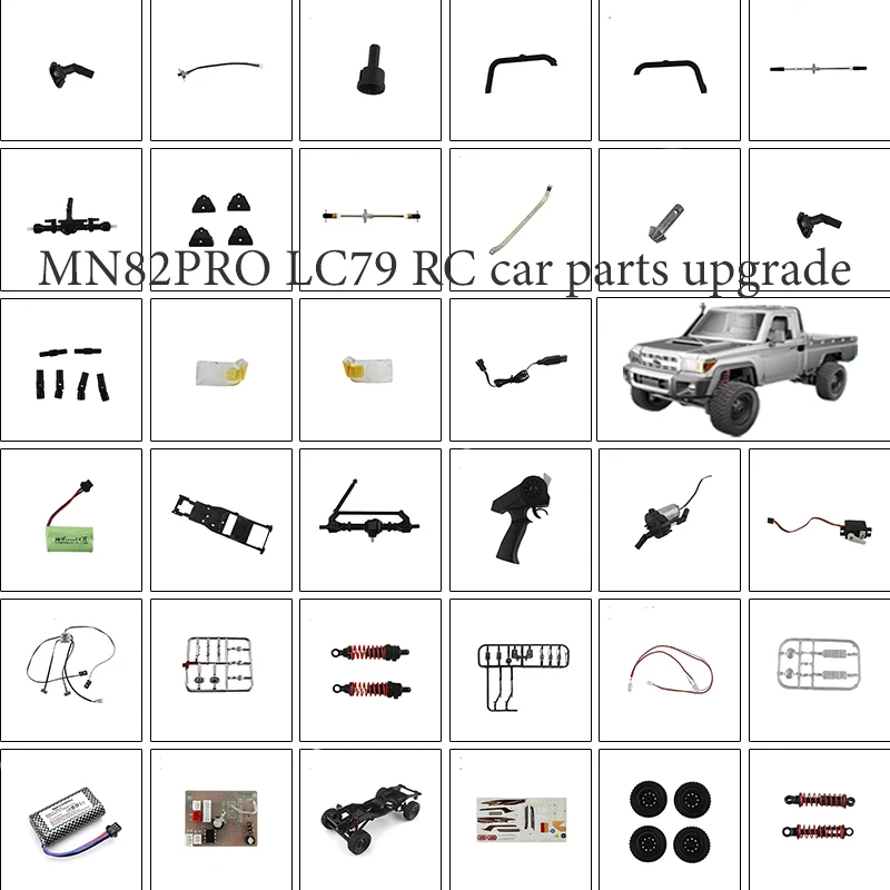 

MN MODEL MN82PRO LC79 RC Remote Control Car Parts Upgrade Wheel Eyebrow Non-destructive Installation OP Parts Rc Crawler Parts