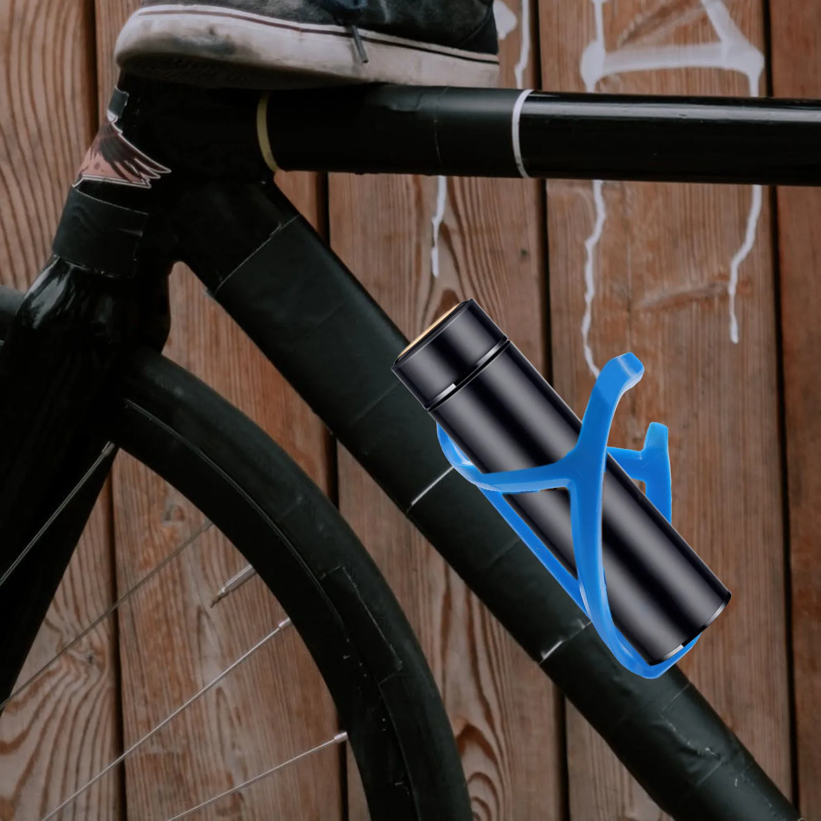 

Bike Bottle Holder Water Bottle Rack Strong Tough Plastic Stable Design for Outdoor Cycling Storage Bike Kettle Holder