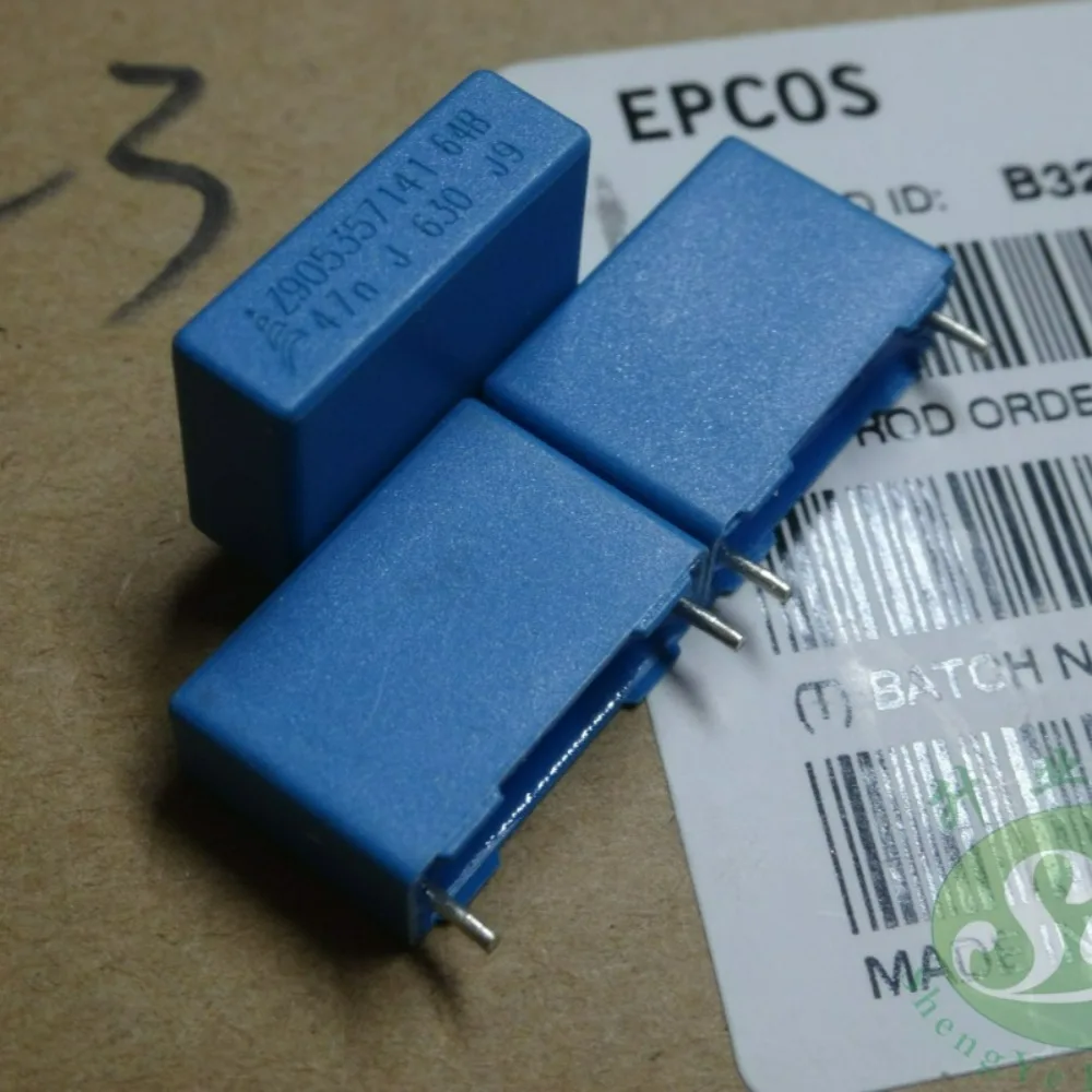 

10pcs/lot EPCOS MMKP 0.047uf 630V 47nf 473 Brand New 15mm Film Capacitor B32642B6473J