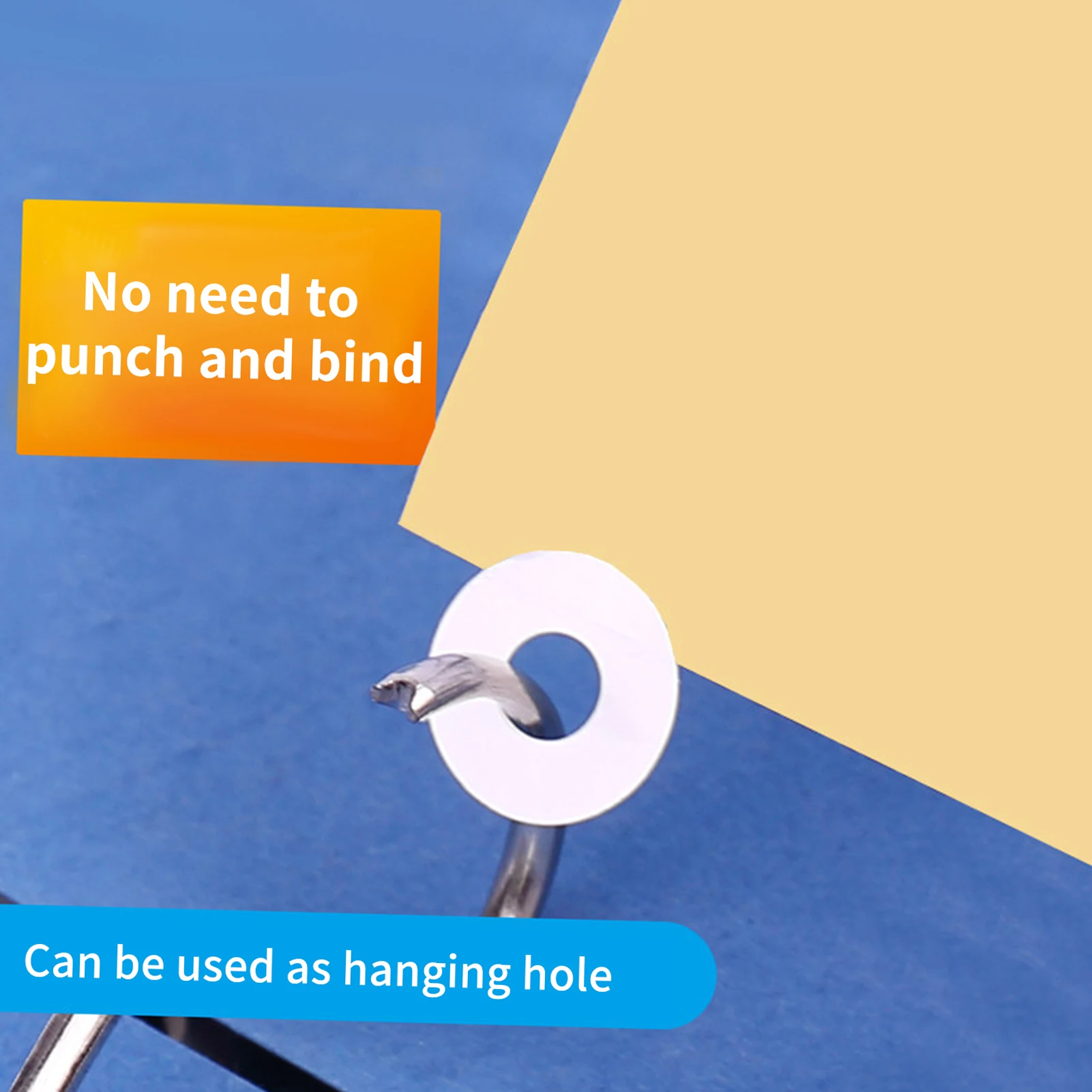 KW-trio Loose-Leaf Paper Hole Reinforcement Labels Round Stickers Self-Adhesive Hole Punch Protector for Office School Home