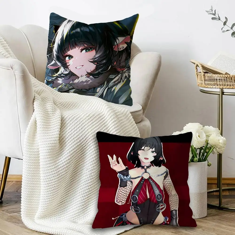 Anime Gaming Zenless Zone Zero Jane Doe Lucky Dragon pillow cover sofa cushion cover home room decoration children gift
