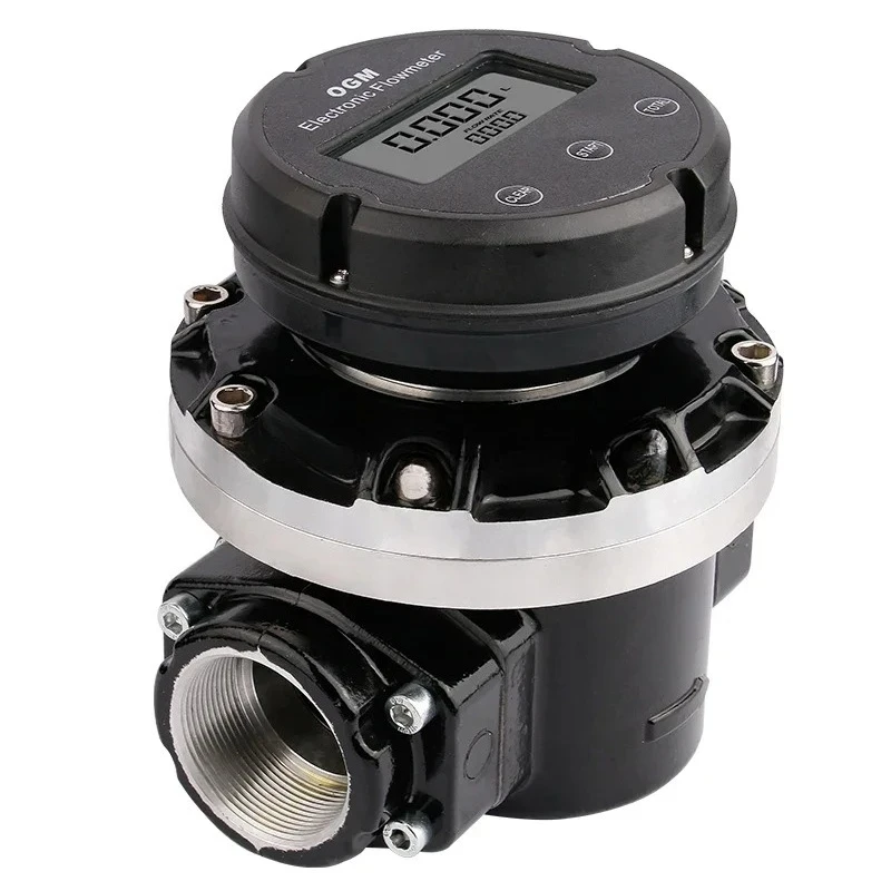 

gear water flow meter 1 inch 1.5 inch 2 inch gear electronic meter